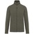 Pulóver Kariban Falco polár férfi cipzáras unisex (300g/m2) ash heather, M