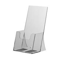 Leaflet Holder / Brochure Holder / Tabletop Display / Leaflet Stand "Delta" with Large Fill Depth | ⅓ A4 (DL) 105 mm 57 mm