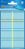 Tiefkühl-Etiketten, Papier, blauer Rahmen, blau, 40 Aufkleber
