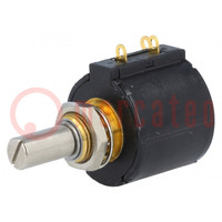 Potentiometer: axial; multiturn; 2kΩ; 2W; ±10%; 6,35mm; linear; IP50