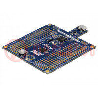 Dev.kit: Microchip AVR; ATMEGA; prototype board; Xplained Mini