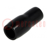 Protection; 10mm2; for ring tube terminals; 21mm; black