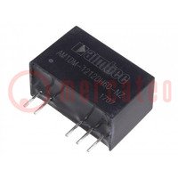 Konverter: DC/DC; 1W; Ubem: 10,8÷13,2V; Ukim: 12VDC; Ukim.2: -12VDC