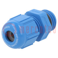 Cable gland; M12; 1.5; IP68; polyamide; blue
