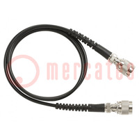 Cable de prueba; 60VDC; 30VAC; BNC enchufe,ambos lados; Z: 50Ω