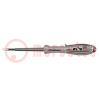 Voltage tester; insulated; slot; 3,0x0,5mm; Blade length: 60mm
