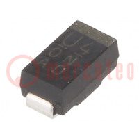 Diode: TVS; 200W; 200V; unidirectional; 1F (DO214AC)