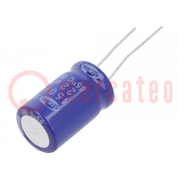 Kondensator: elektrolytisch; THT; 22uF; 450VDC; Ø12,5x20mm; ±20%