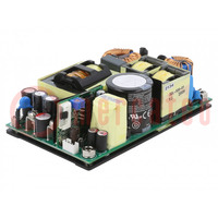 Power supply: switched-mode; open; 500W; 80÷264VAC; 24VDC; 15.83A