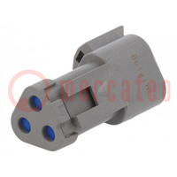 Connector: wire-wire; PX0; terminator; grey; -20÷150°C; IP68