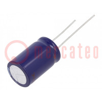 Capacitor: electrolytic; THT; 2200uF; 35VDC; Ø16x25mm; Pitch: 7.5mm