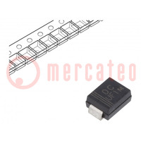 Diode: rectifying; SMD; 1kV; 1A; 75ns; SMB; Ufmax: 1.7V; Ifsm: 25A
