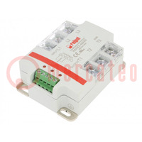 Relay: solid state; 60A; Uswitch: 24÷530VAC; 3-phase; -30÷80°C