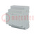 Enclosure: for DIN rail mounting; Y: 90mm; X: 70mm; Z: 65mm; grey