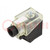 Connector: valve connector; plug; form A; 18mm; female; PIN: 3; 2+PE
