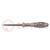 Voltage tester; insulated; slot; 3,0x0,5mm; Blade length: 60mm