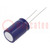 Capacitor: electrolytic; THT; 2200uF; 35VDC; Ø16x25mm; Pitch: 7.5mm