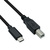 ROLINE USB2.0 Type C-kabel, C - B, M/M, zwart, 4,5 m
