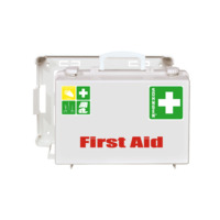 EH-Koffer SN-CD leer weiß Druck First Aid