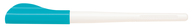 Kalligrafie-Füllfederhalter Parallel Pen, Kappenfarbe: Türkis, Strichbreite 0.5 - 4.3mm, Set inkl. 2 Patronen & Reinigungszubehör