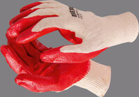 Handschuhe Baumwolle/Latex Kat. II Gr. L (9), 10 Paar