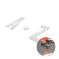 PREMARK Bodenmarkierung Buchstaben, von A-Z, Buchstabenhöhe: 50 cm Version: L - L