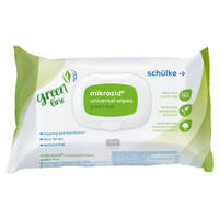 Schülke mikrozid universal wipes green line nachhaltige Desinfektionstücher Inhalt: 114 Stück