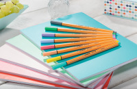 Fineliner STABILO® point 88® Etui "Pastell",Kartonetui mit 8 Stiften