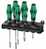 Wera 334/355 SK/6 Schraubendrehersatz Kraftform Plus Lasertip + Rack, 6-tlg.