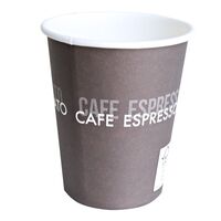 Kaffeebecher To Go, Pappe/PE, FSC®-Mix mit Cafe-Schriftzug