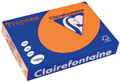 Clairefontaine Trophée Pastel, papier couleur, A4, 160 g, 250 feuilles, clémentine