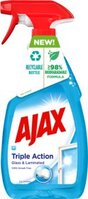 Płyn do mycia szyb Ajax Triple Action, z rozpylaczem, 500ml