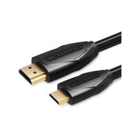 VENTION CABLE HDMI VAA-D02-B150/ HDMI MACHO - MINI HDMI MACHO/ 1.5M/ NEGRO