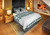 Bettbezug Villach; 155x220 cm (BxL); dunkelgrün/weiß