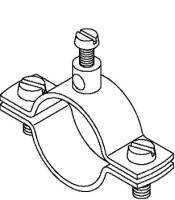 Erdungsrohrschelle ST 15,2-17,2mm gvz 1,5-16qmm 1f