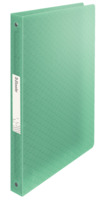 Ringbuch Colour'Breeze, A4, PP, Softcover, 4 Ringe, 25mm, grün