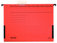 Hängetasche ALPHA®, seitlich mit Fröschen, Pendarec-Karton, 5 Stück, rot