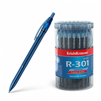 ErichKrause R-301 Original Matic Azul Bolígrafo de punta retráctil con pulsador Fino 60 pieza(s)