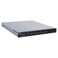 Hewlett Packard Enterprise SN6000 Stackable 8Gb 24-port Single Power Fibre Channel Switch Managed Zwart 1U