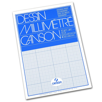 Canson 200067107 Millimeterpapier A4 90 g/m² 50 Blätter