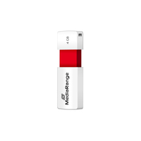 MediaRange MR970 unidad flash USB 4 GB USB tipo A 2.0 Rojo, Blanco