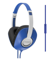 Koss UR23i Kopfhörer Kabelgebunden Kopfband Anrufe/Musik Schwarz, Blau, Grau