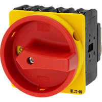 Eaton P3-63/EA/SVB/N electrical switch 3P Red, Yellow