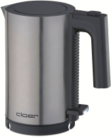 Cloer 4990 Wasserkocher 0,8 l 1960 W Schwarz, Edelstahl