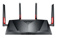 ASUS DSL-AC88U vezetéknélküli router Gigabit Ethernet Kétsávos (2,4 GHz / 5 GHz) Fekete, Vörös