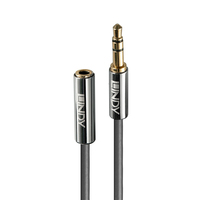 Lindy 35330 audio kabel 5 m 3.5mm Antraciet