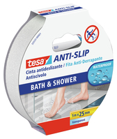 TESA Anti slip bath & shower 5mx25mm Cinta antideslizante para baño Transparente