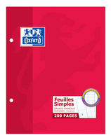 Oxford 100102651 bloc-notes Rouge
