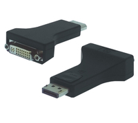 M-Cab 2200031 zmieniacz płci / kabli DVI DisplayPort Czarny