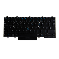 Origin Storage N/B Keyboard E5420 French Layout - 84 Keys Non-Backlit Single Point